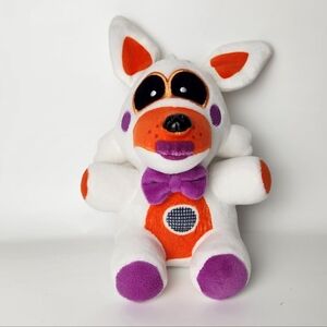 Lolbit FNAF Five Nights At Freddy’s Plush White Fox 8”